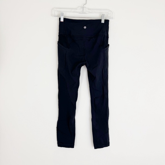 lululemon athletica All the Right Place Crop 23” Size 4 Black Leggings - Picture 7 of 11